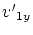 ${v'}_{1y}$