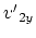 ${v'}_{2y}$